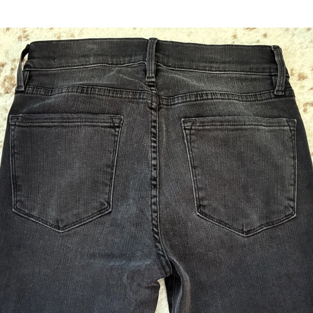 FRAME Women's Size 27 Le Skinny‎ de Jeanne Crop Jeans Black Denim NWT